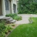 This stair, sidewalk, and driveway are all stamped with the Ashlar Slate stamp.