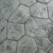 This is a close-up of a patio stamped with the Random Stone stamp.